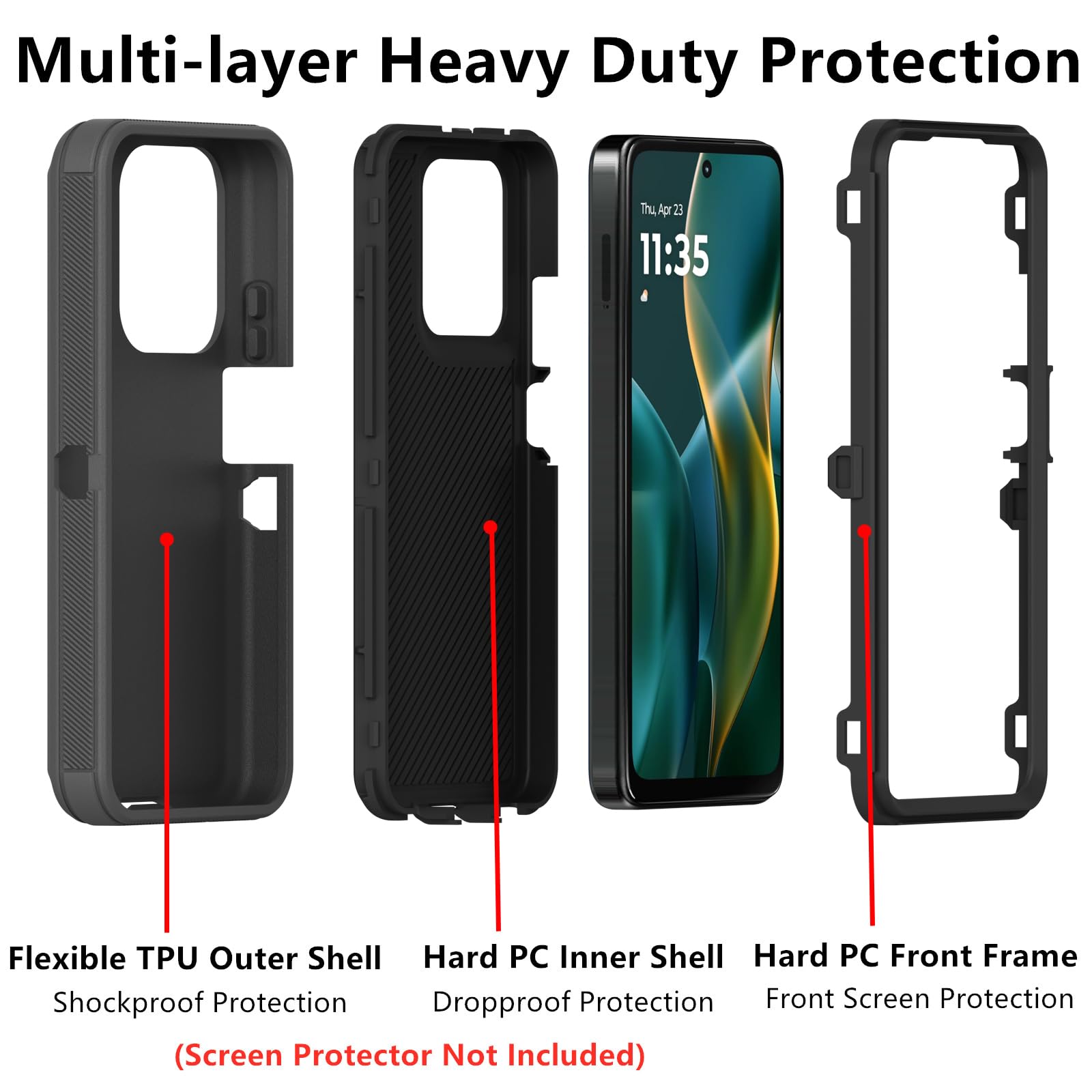 Case Per Motorola Moto G 5G 2025 Custodia, Cover A Libro