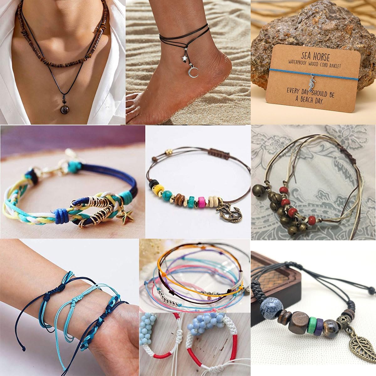 20 Colors Wax String for Bracelet Making, Waxed Thread Bracelet Cord, Waxed Polyester Cord Bracelet Rope for Jewelry Making, DIY Bracelets, Necklace Making and Macrame - Image 6