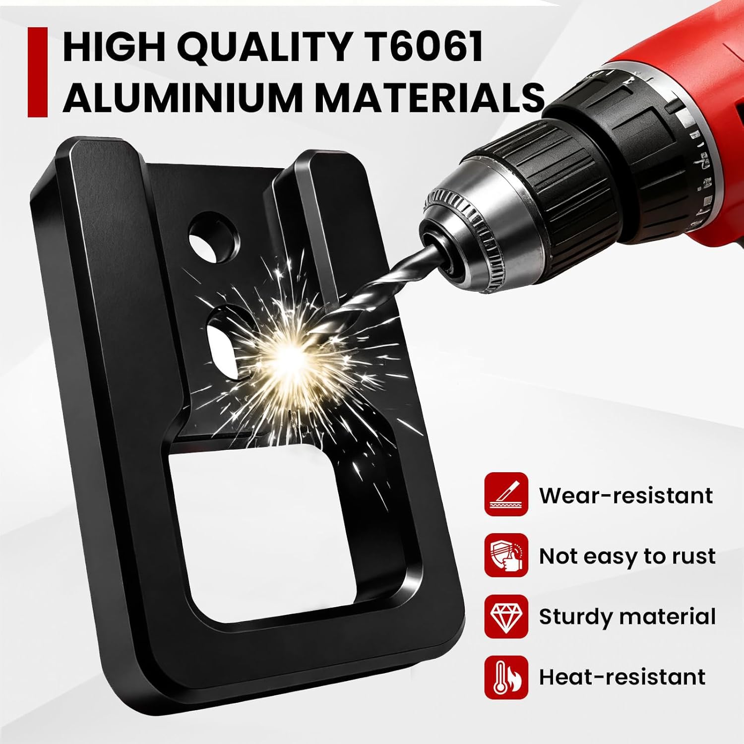 2PCS Truck Front Tow Hooks for Toyota Tacoma 2024 2025 2026 & 4Runner 2025 2026, Heavy-Duty Aluminum Bumper Trailer Hitch, Including L-Handle Socket Wrench (Black)