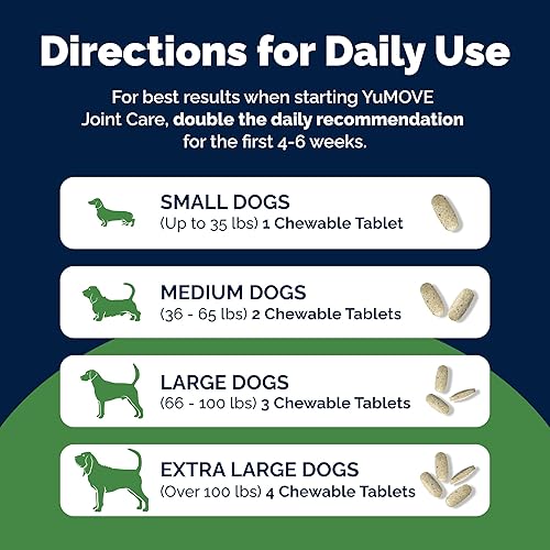 Miniatura 8 de YuMOVE Tabletas para perros adultos  Suplemento de cadera y articulaciones para perros con glucosamina condroitina ácido hialurónico mejillón de