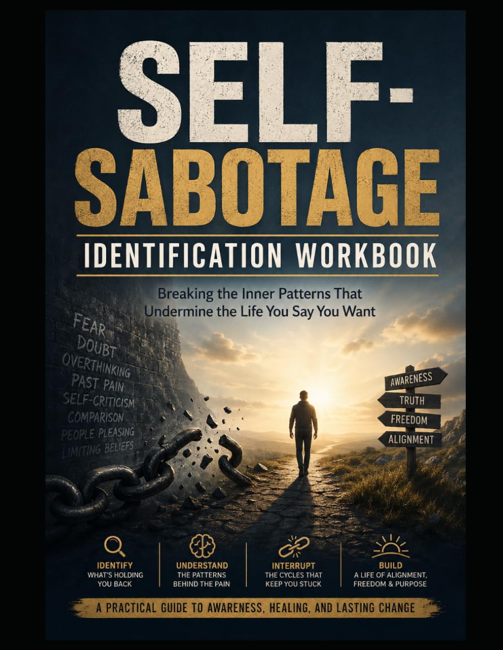SELF-SABOTAGE IDENTIFICATION WORKBOOK: Breaking the Inner Patterns That Undermine the Life You Say You Want (Foundation Counseling & Coaching Core Identity Workbooks)