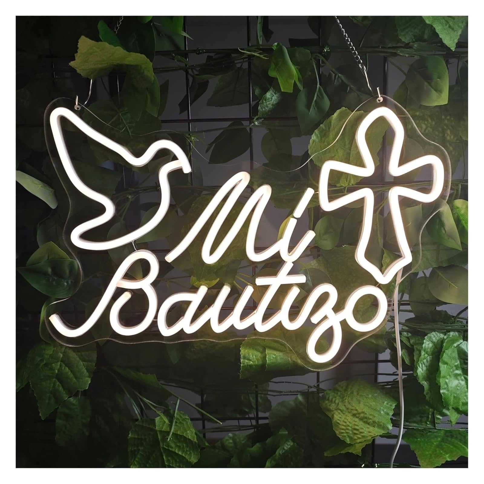 Aextroi neon Lights Sign Neon Signs Decor Sign Mi Bautizo