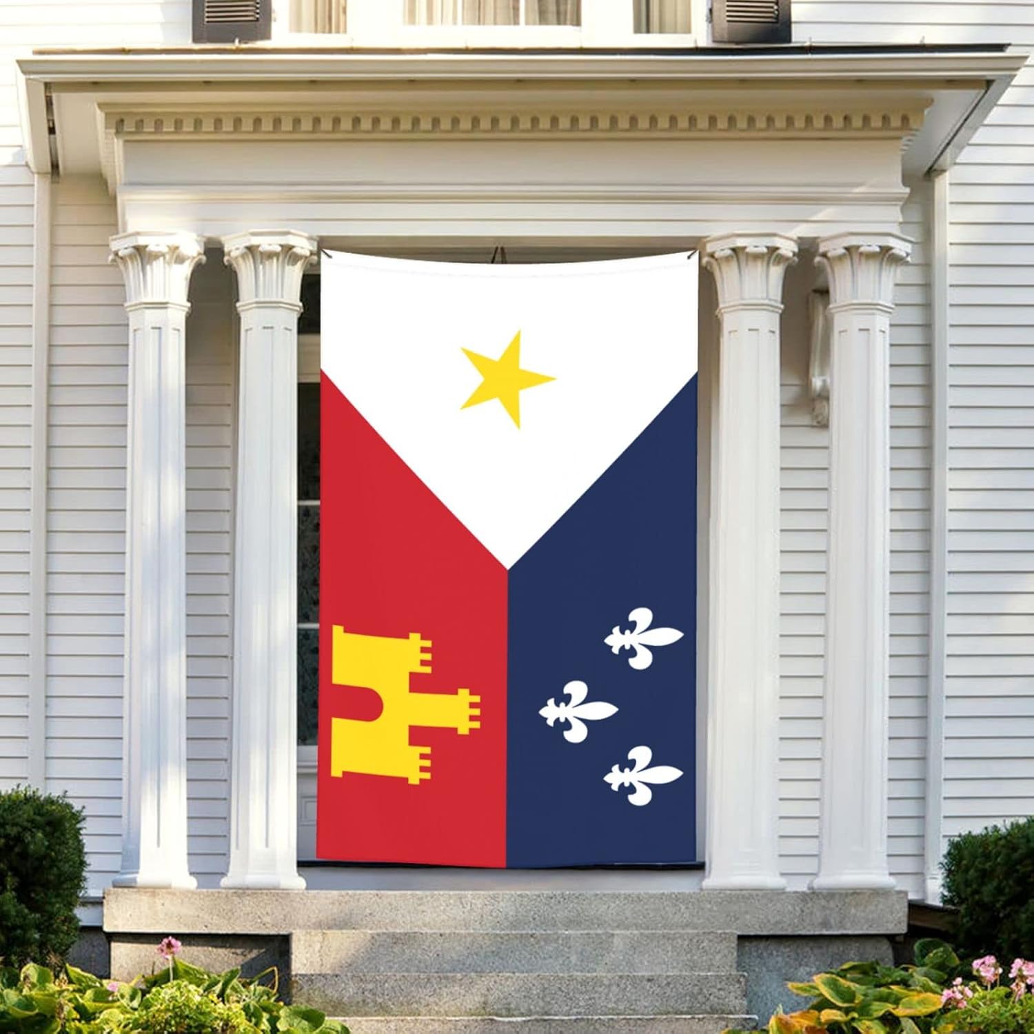 Flag of Acadiana Flag 5x8 Ft Double-Sided Flags Outdoor Large Size Heavy duty Decorative Banner Durable Patio Flags Yard Flag