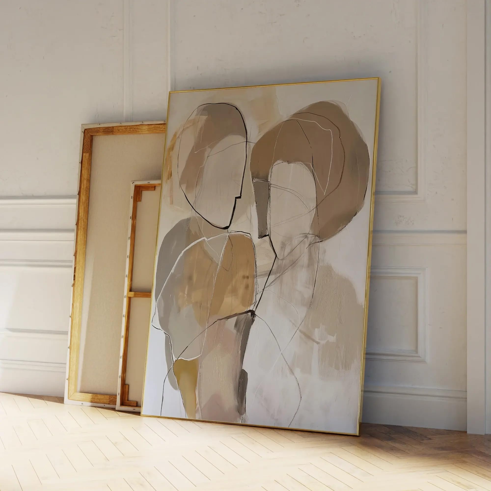 Toile decoration murale de galerie d'art peinture abstraite 60x80cm - 8