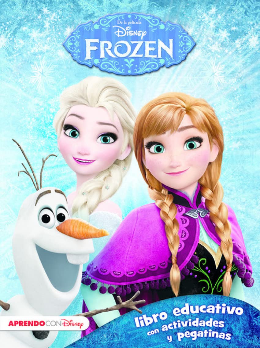 Frozen. Libro educativo con actividades y pegatinas (Disney. Actividades) (Aprendo con Disney)