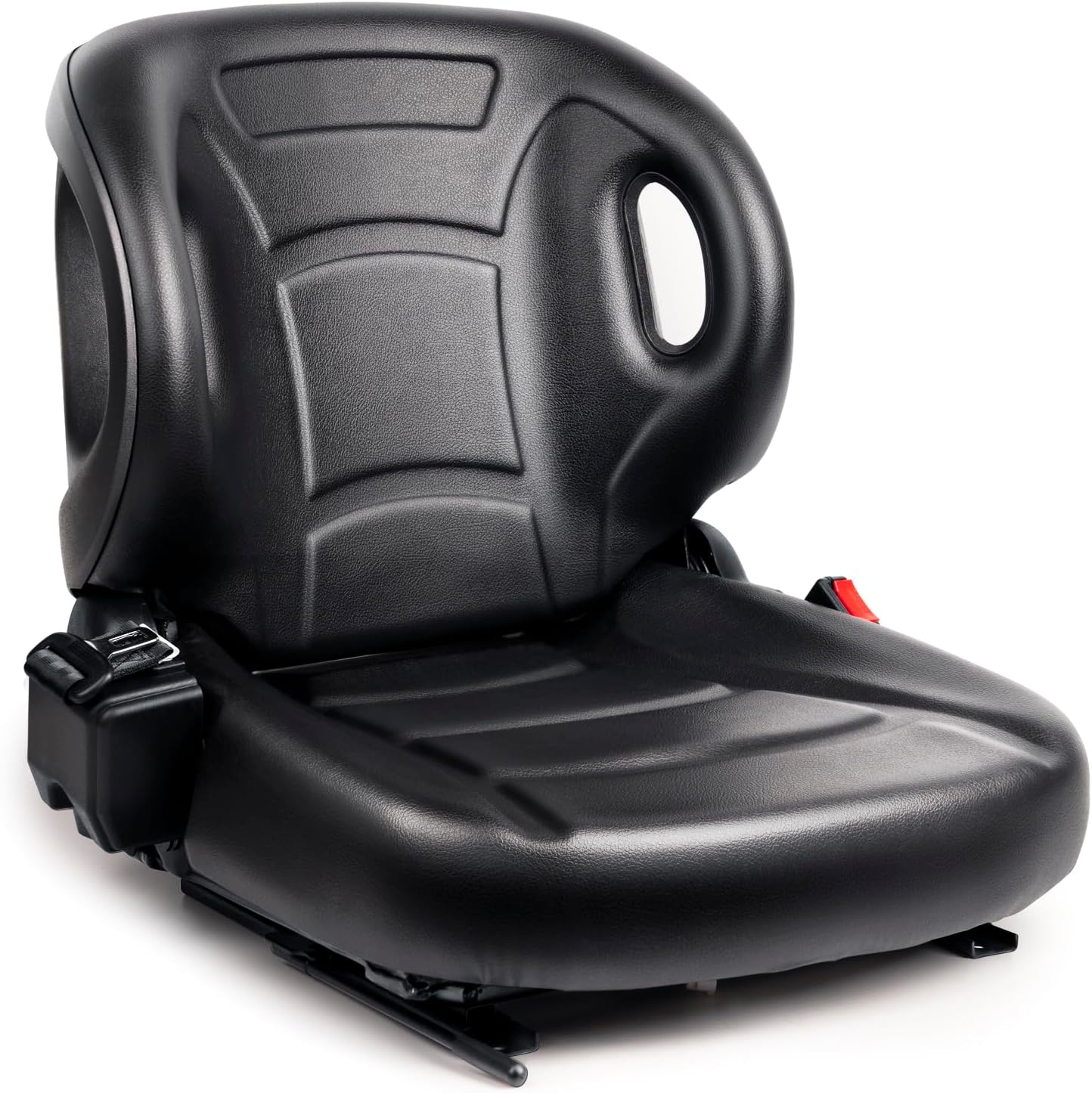 SEATIN Universal Forklift Seat W/Switch,Retractable Safety Belt fits Toyota Forklift Aftermarket,Tractor,Skid Loader,Excavator,Dozer,Backhoe,Telehandler,UTV,ATV