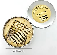 Vista 2 de Mini Chess Set with Metal Case, 3.7" Portable Travel Board Game for Adults & Kids, Unique Gift for Chess Lovers