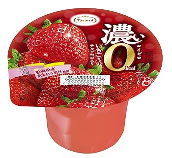 Amazon.co.jp: たらみ 濃い0kcal いちごゼリー 195g×6個 : 食品