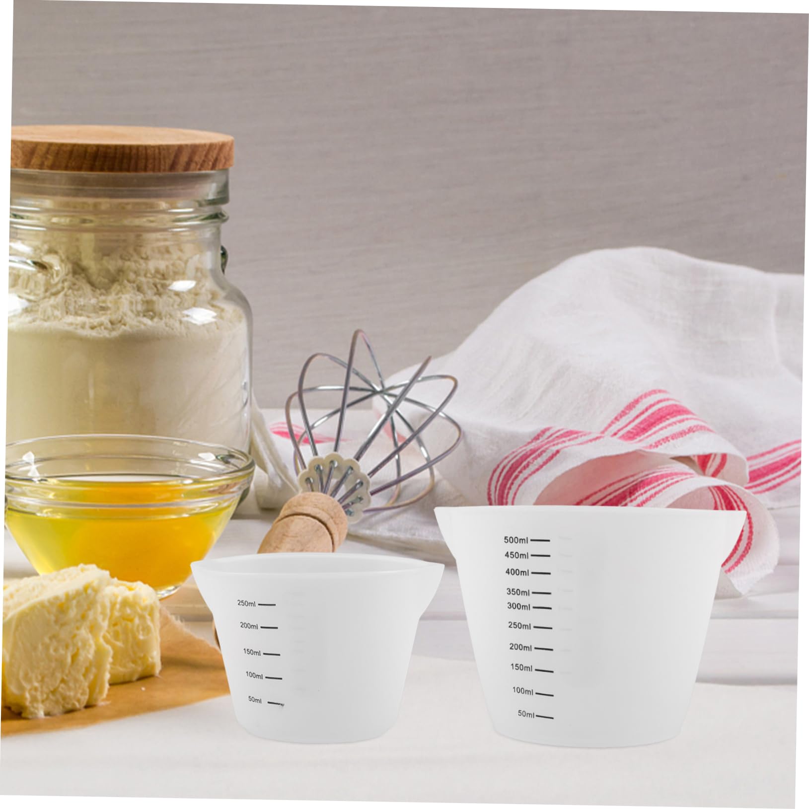IMIKEYA 10piezas Tazas Medidoras De Graduadas Utensilios De Cocina Para De Repostería Resistentes Al