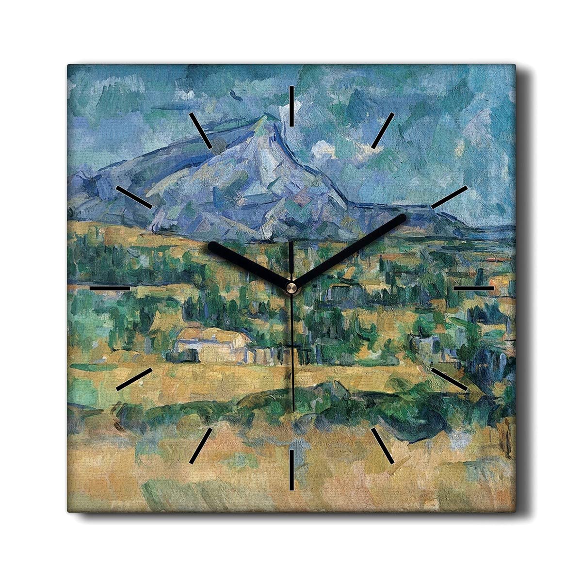 Horloge murale sans tic-tac Coloray : finis les bruits de salon, toile 30x30