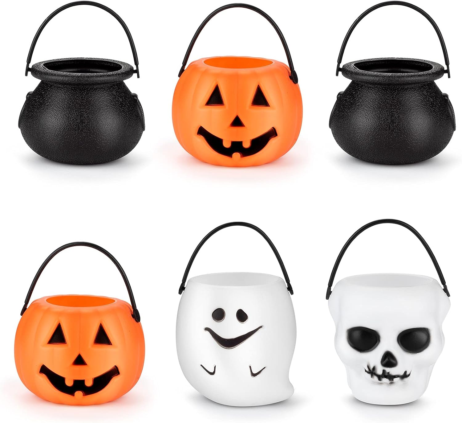 Mini Halloween Candy Buckets 12 Pieces Mini Halloween