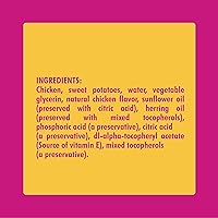 Vista 6 de N-Bone 1 bolsa de hurón suave golosinas sabor a pollo, 3 onzas