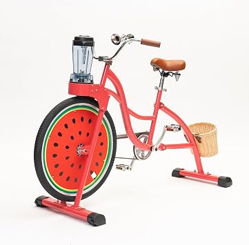 Smoothie Bike Blender Stationary Exercise Bike for Home That Blends Juice While You Cycle, A Fun Chopper-Style Cycling Bike for Smoothy Lovers, Beach Party Ready