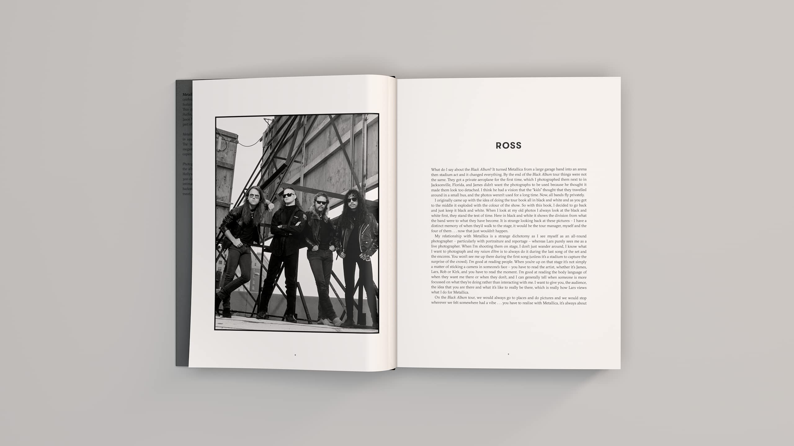 Metallica: The black album in black and white. Ediz. illustrata