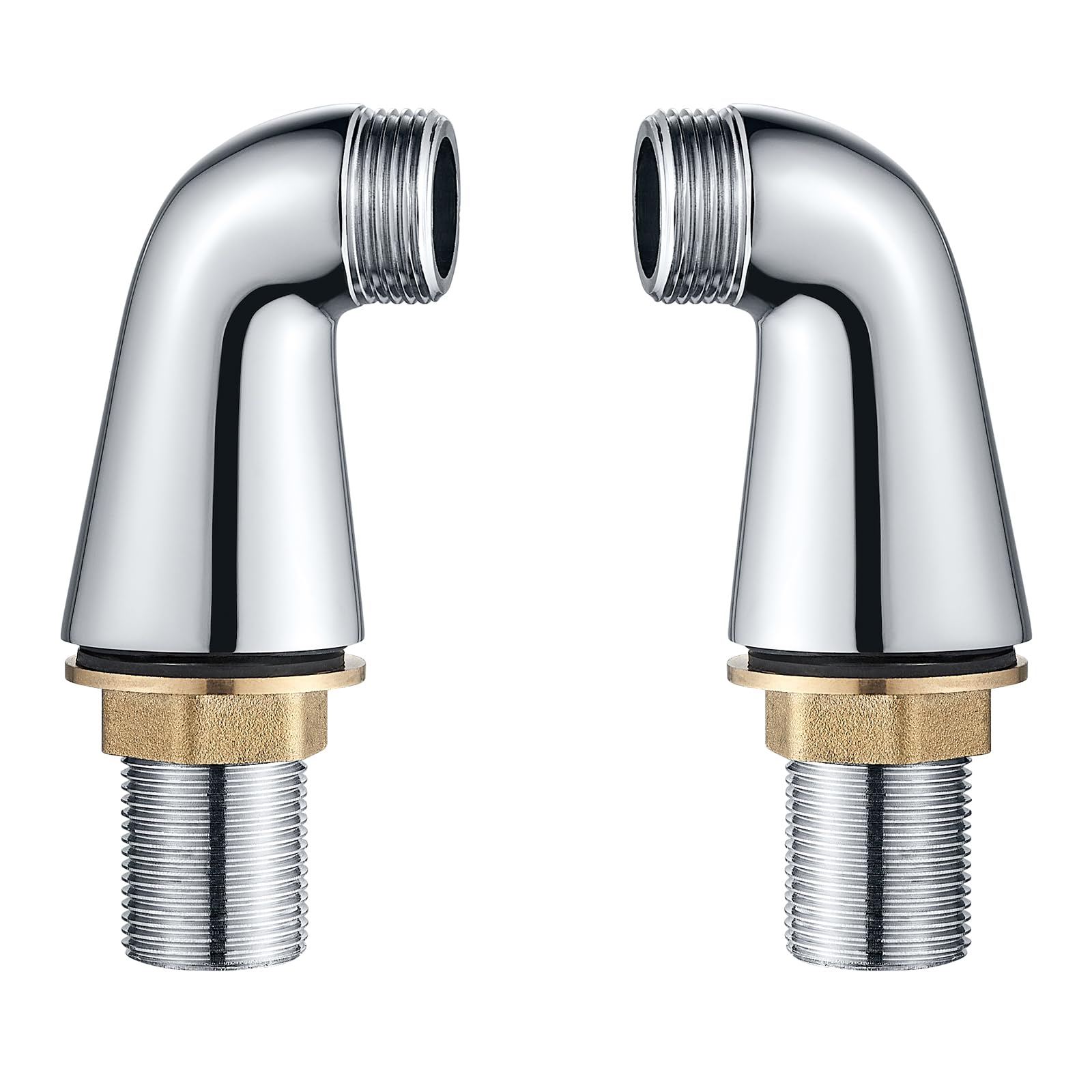 Deck Mounted Bath Taps Mixer Leg Pillar, Standard Bath Filler Tap Pillar, Shower Mixer Tap Legs Adapter Extension