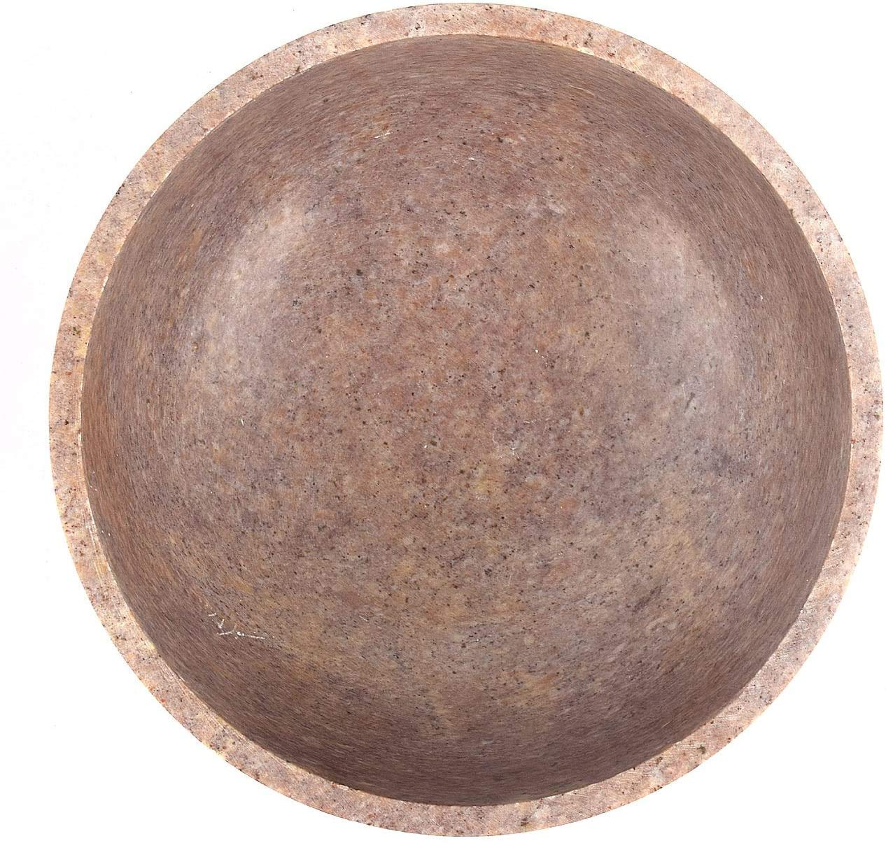 Bol en Stéatite Sculpté à la Main 12,7 cm – Coupelle de Fumigation et Purification pour Sauge, Encens et Rituels, Motif Floral