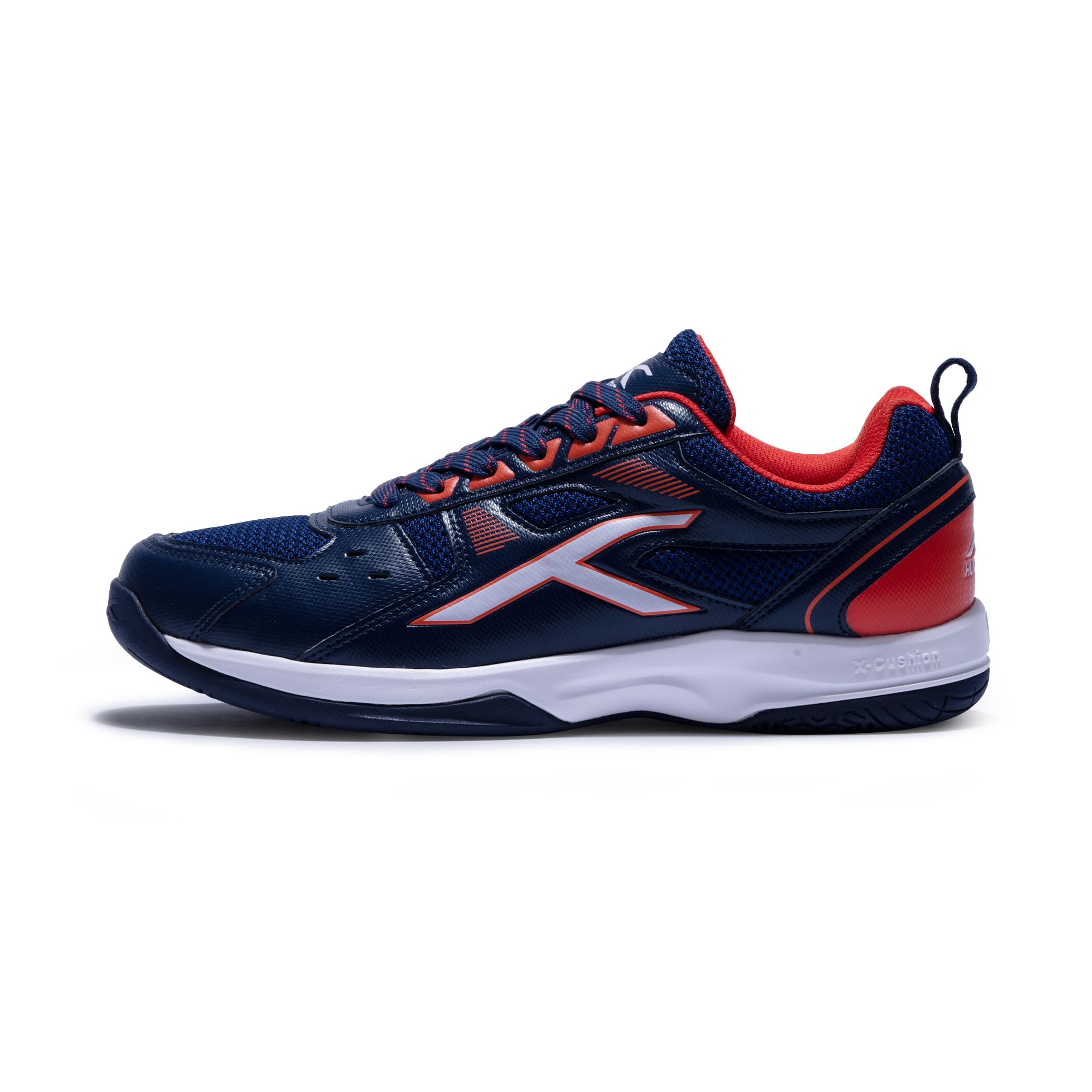 HUNDREDRaze Badminton Shoes (Non Marking) | Also Perfect for Squash, Table Tennis, Volleyball, Basketball & Indoor Sports | Lightweight & Durable | X-Cushion, Active Grip Sole, Toe Assist