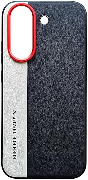 for Xiaomi Poco X8 Pro Case [Camera Protection] Anti-Fingerprint Fashion Texture PU Leather Shockproof Back Cover Black, Poco X8 Pro