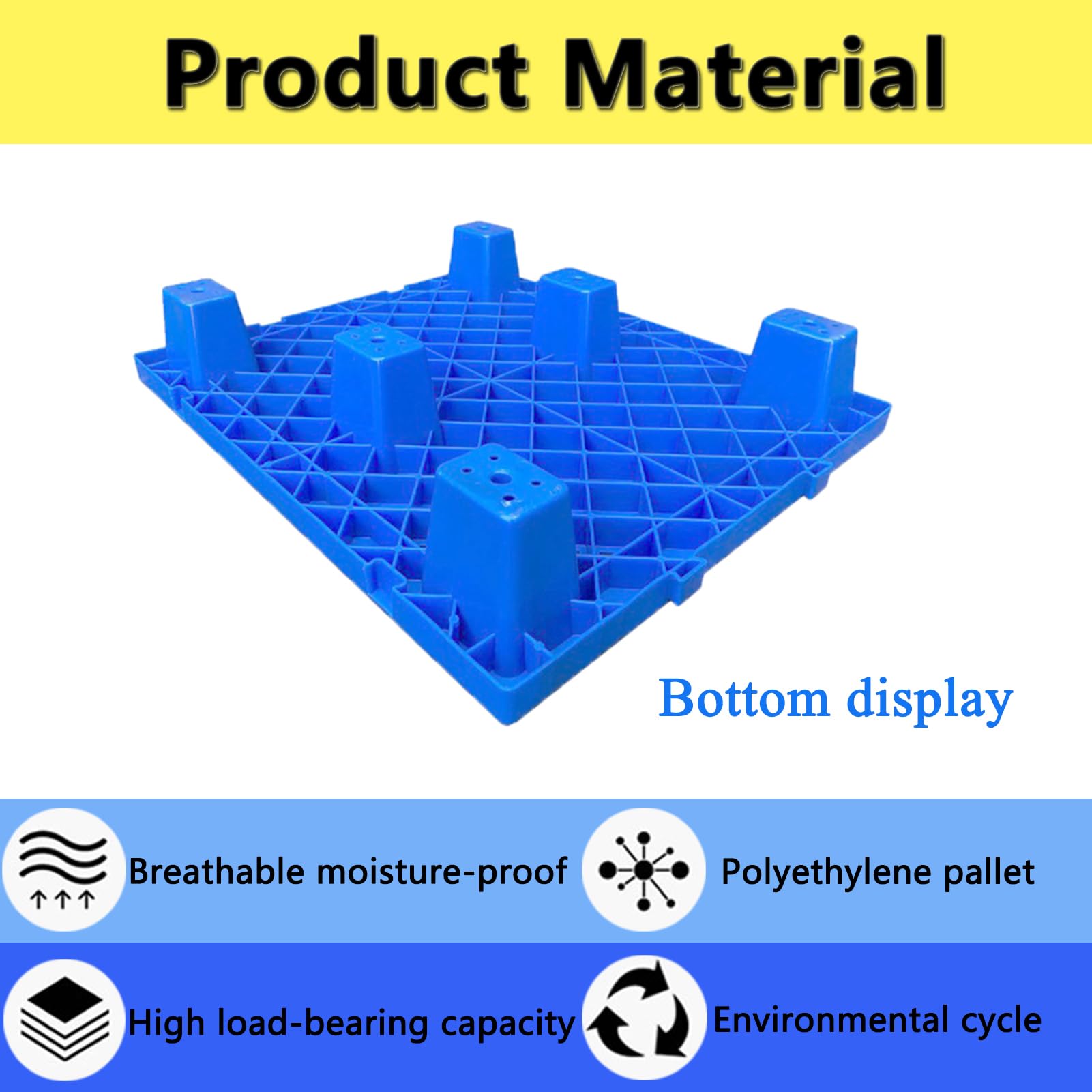 Plastic Pallets - Durable Shipping Skids -3
