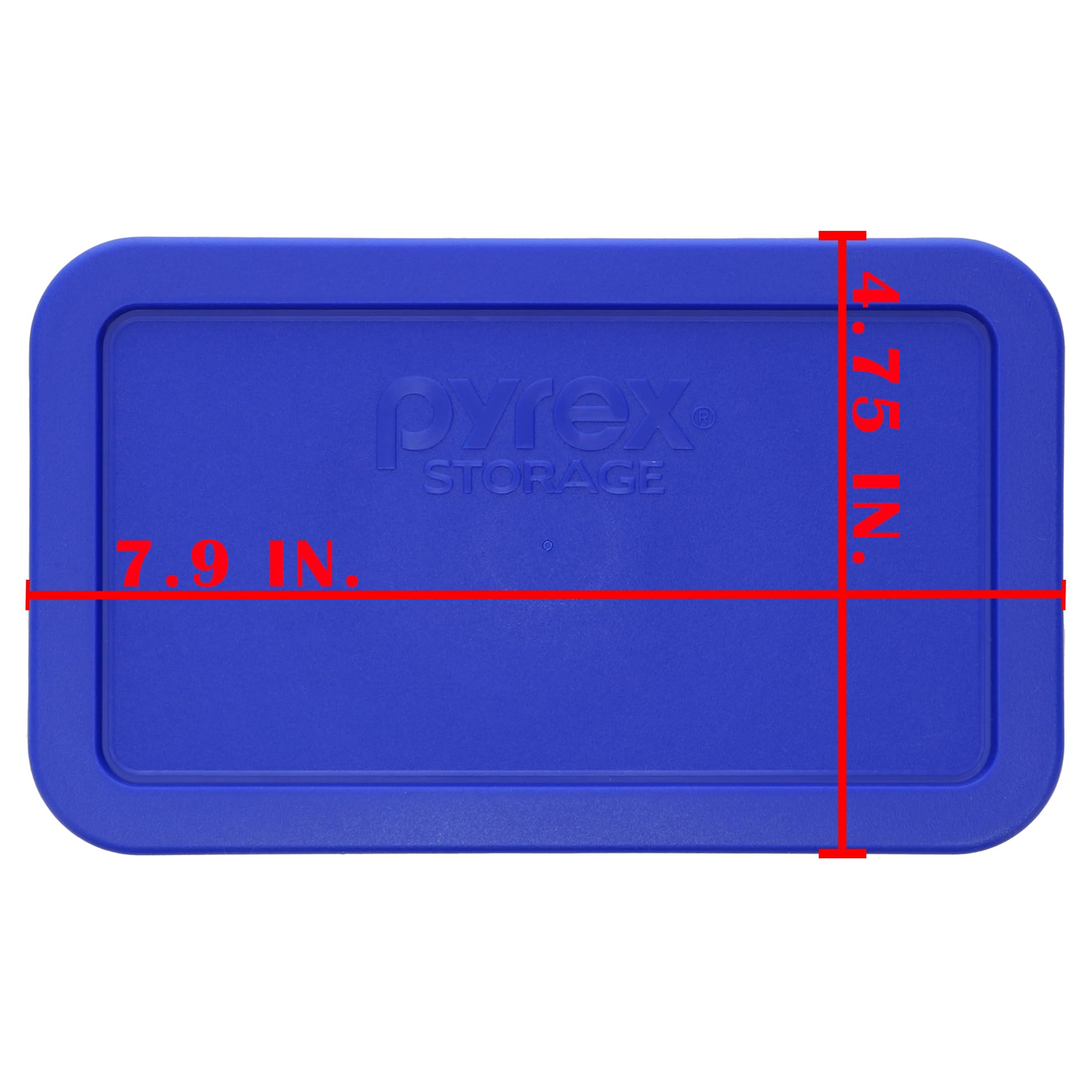 Amazon.com: Pyrex 7214-PC 4.8 Cup Cadet Blue Food Storage