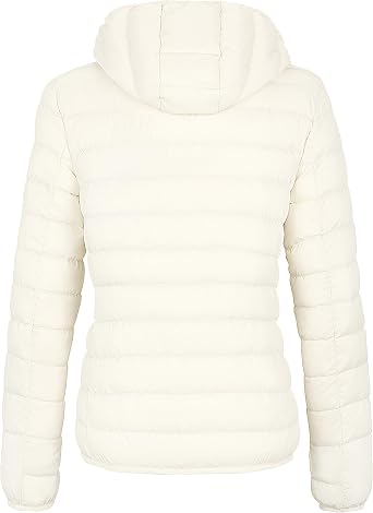 Wantdo Women's Lightweight Packable Puffer Jacket Hooded Down Coat