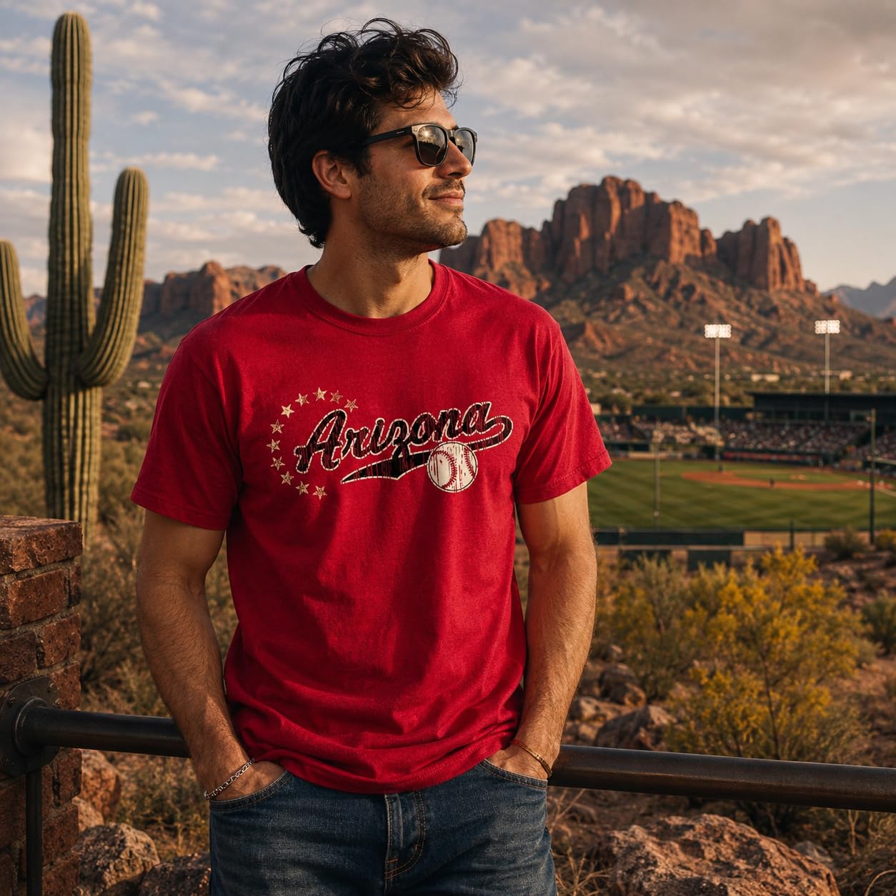 NCAA Campus Script Logo T-Shirt