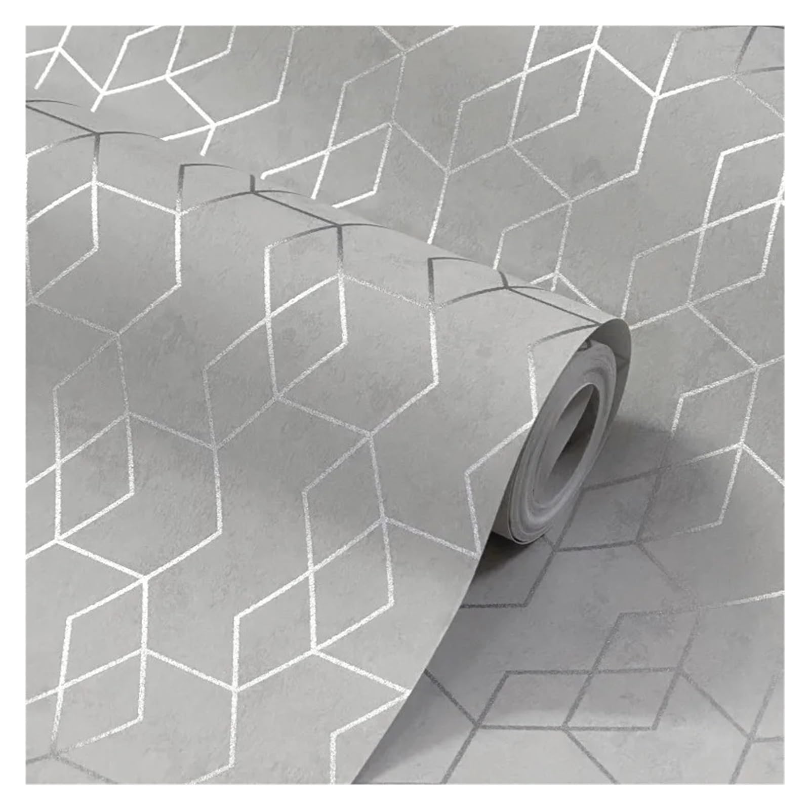 Wwpmnqd Color03 Wallpaper Modern Simple Geometric Pattern Striped Non-Woven Wallpaper Bedroom Living Room For Living Room(Color03)