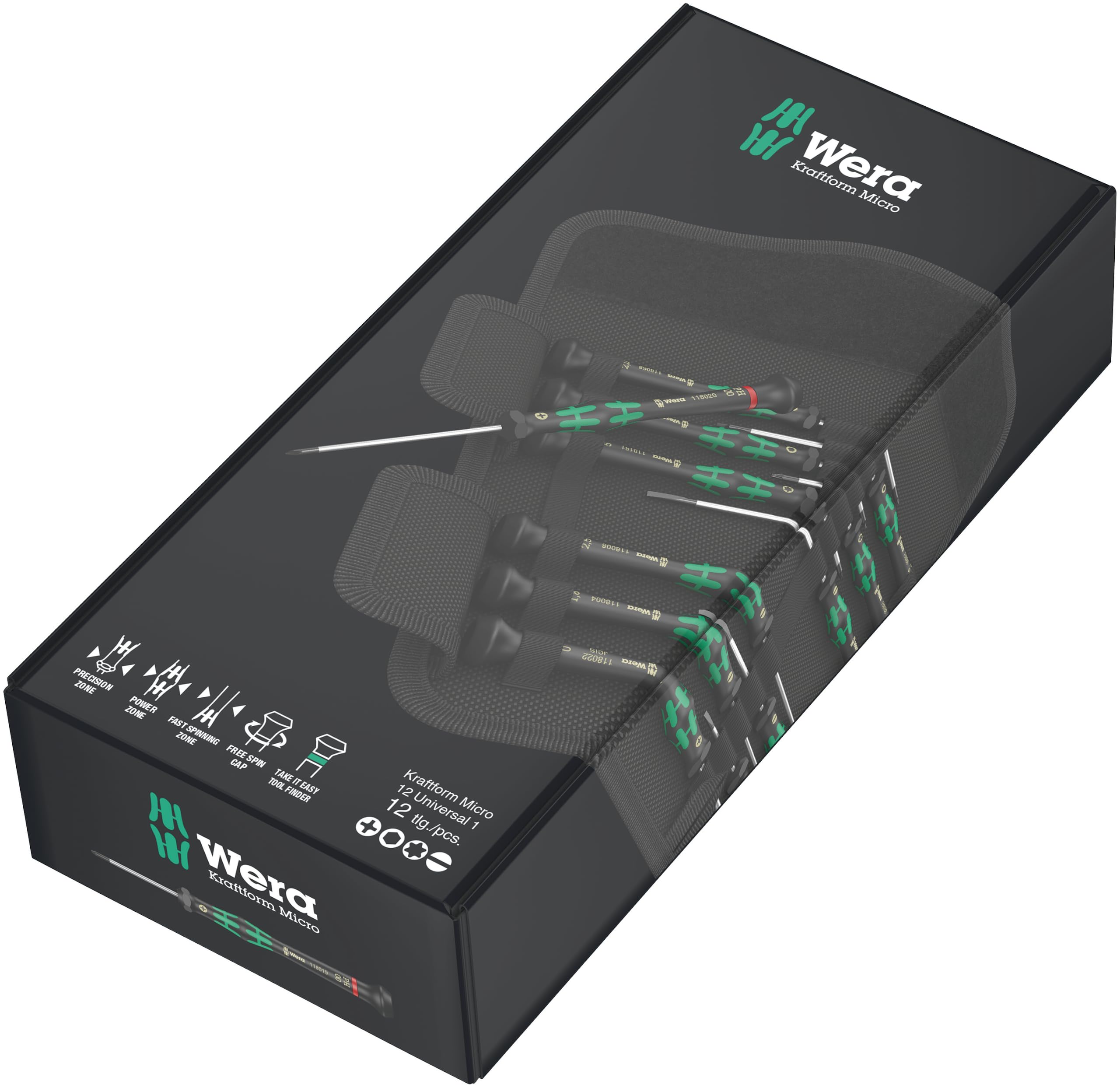 Wera Kraftform Micro-Set 12 Screwdriver Set, additional listing photo 1
