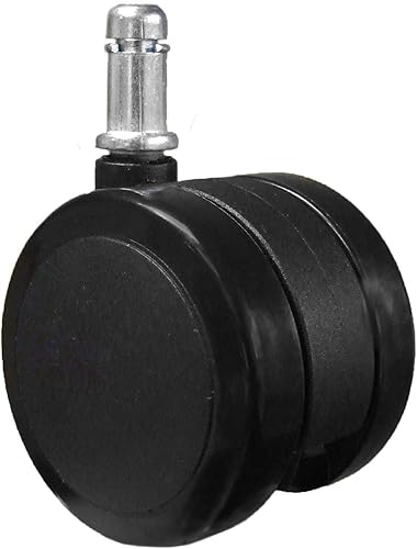 chairpartsonline Rueda giratoria suave para pisos de madera dura, 5 ruedas compatibles con Aeron