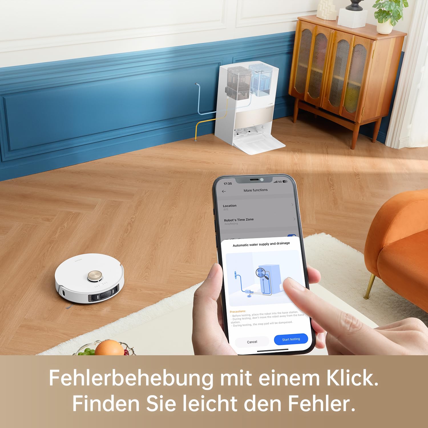 dreame Wasseranschluss-Kit für automatisches Nachfüllen und Entleeren für L20 Ultra/L20 Ultra Complete