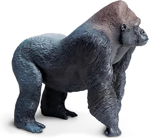 Miniatura 2 de Safari Ltd Wildlife Wonders Silverback Gorilla - Construcción de calidad a partir de materiales libres de ftalatos plomo y BPA para edades de 3 años