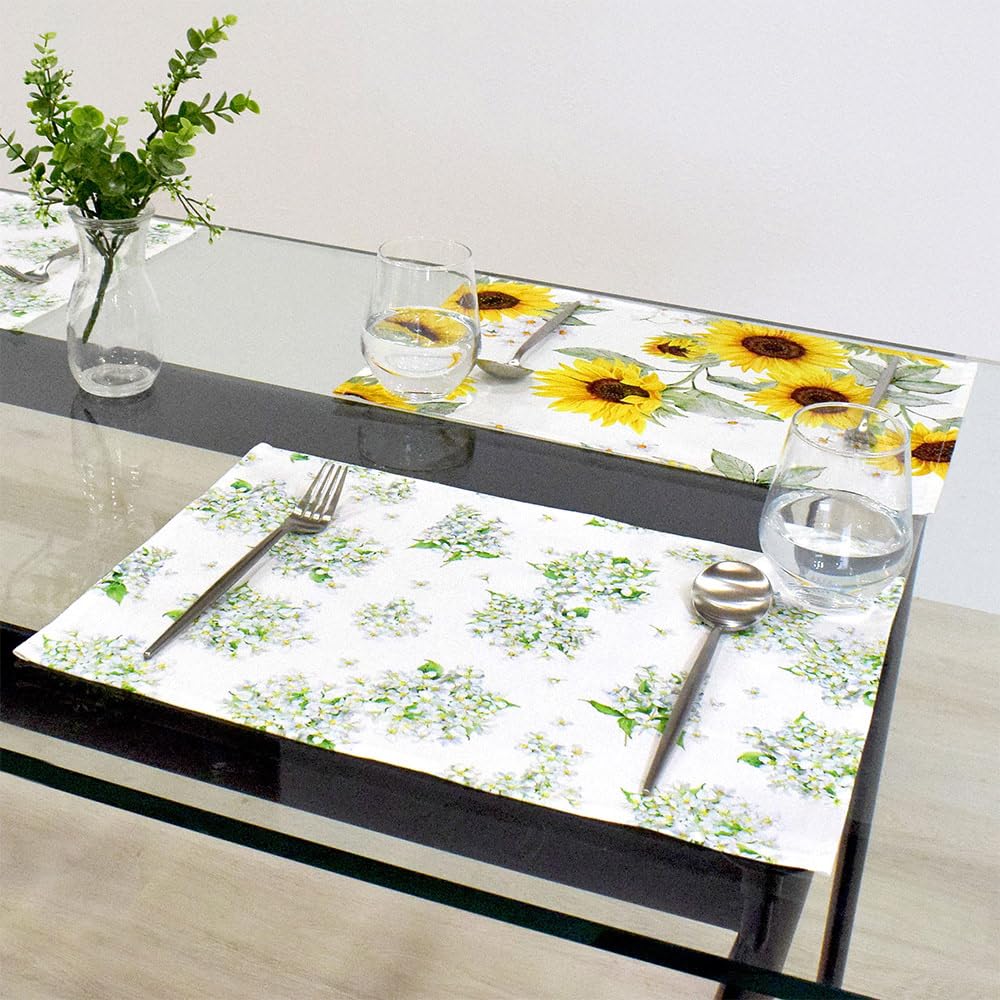 【 yskw 】ランチョンマット Amazon.co.jp: STYLE Decor ランチョンマット 綿100％ 2枚セット