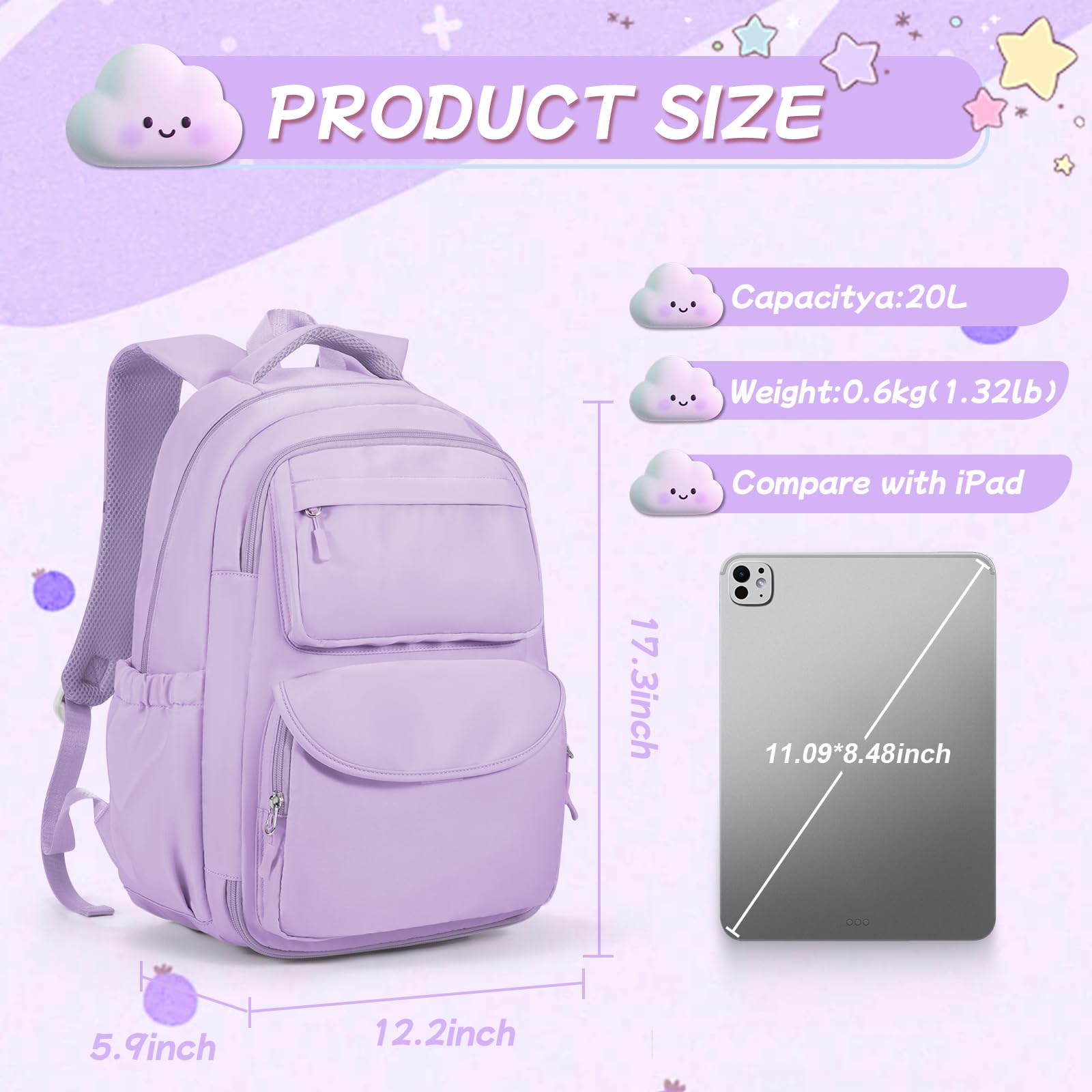 Lendolk Mochila para mujer