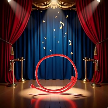 Red The Rigid Stiff Rope Flexible Magic Tricks Comedy Stage Close up Rope Magic Tricks Mentalism Illusion Gimmick Props for Comedy Stage Magic Beginner Easy to do Magic Games,Novelty and Gag