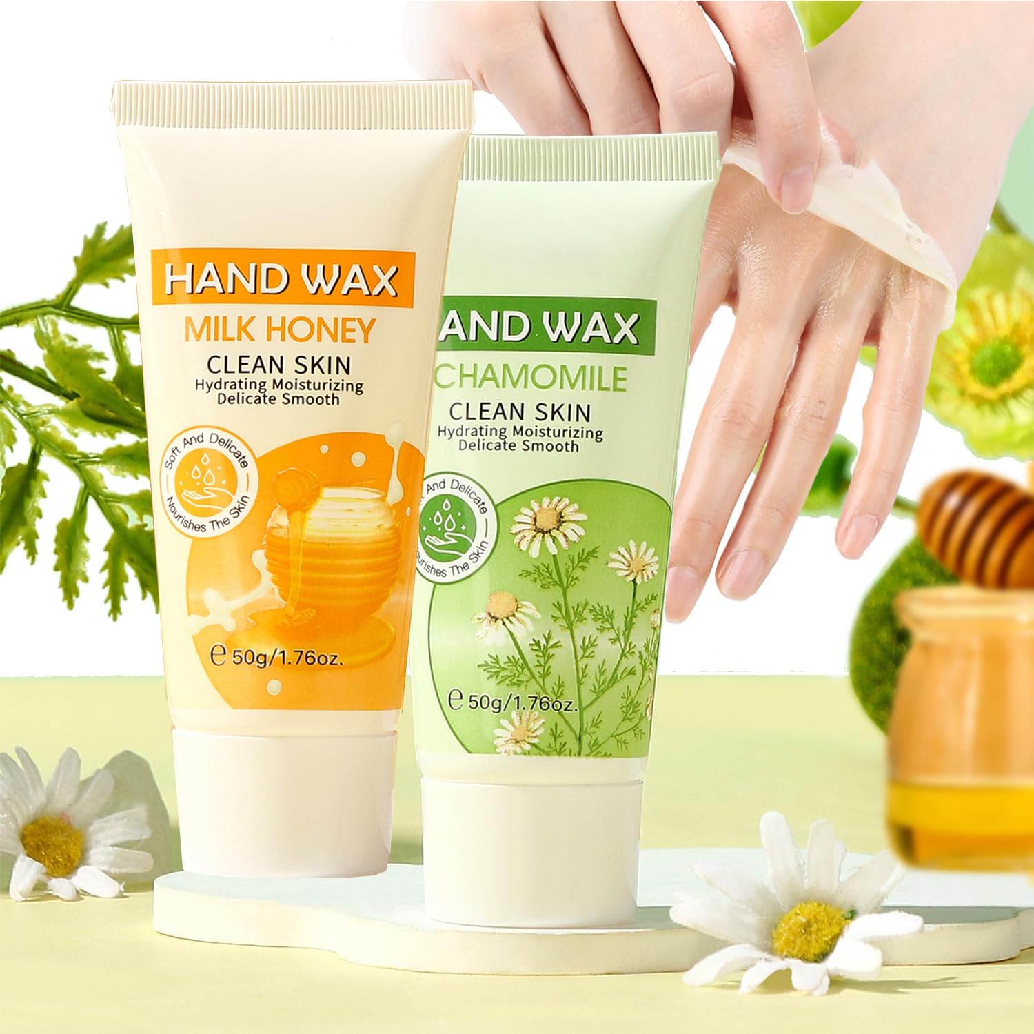 Grospe Chamomile & Honey Hand Mask Duo for Soft Skin