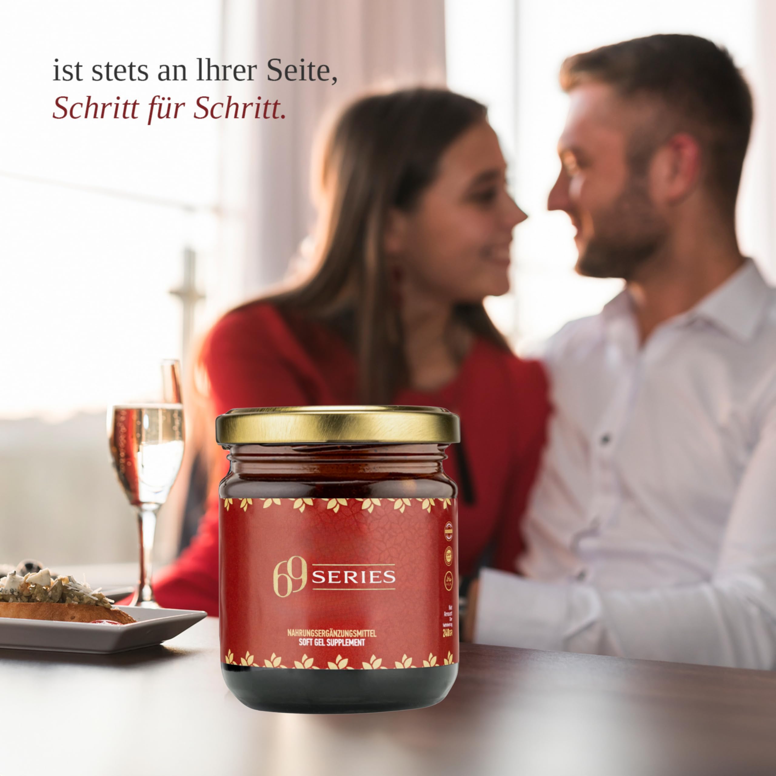 Series69 Maca Ginseng Macun Herbal Gel HOCHDOSIERT, Stärkere Formel für Männer Sofortwirkung 240gr (1 Stück)