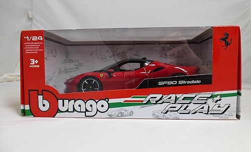 Miniatura 15 de Bburago B18-26028 Ferrari Coche Coleccionable, rojo