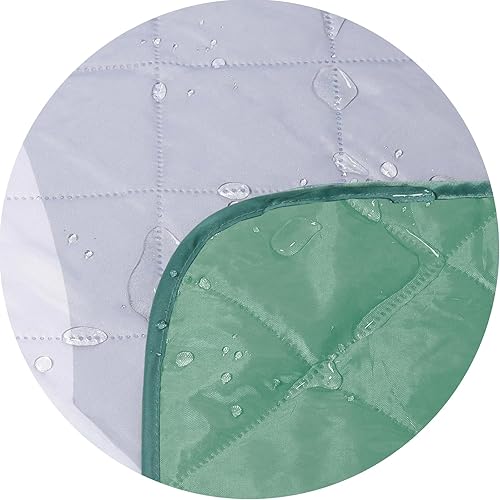 Miniatura 4 de Exclusivo Mezcla Mantas de picnic impermeables de 3 capas de 60 x 80 pulgadas, manta de playa grande a prueba de arena, manta plegable al aire libre