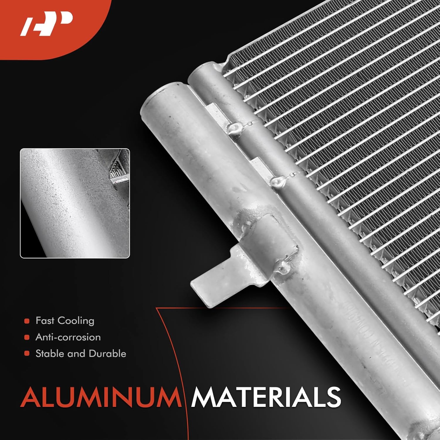 A-Premium A/C Condenser Replace# 4918, 8U0260401C - Compatible with 2015-2018 Audi Q3, Q3 Quattro 2.0L, Q3 2016-2018 1.4L