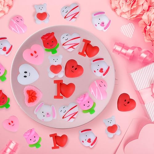 Miniatura 2 de Regalos para el día de San Valentín para niños paquete de 36 juguetes esponjosos de San Valentín para niños y niñas decoraciones para el día de San