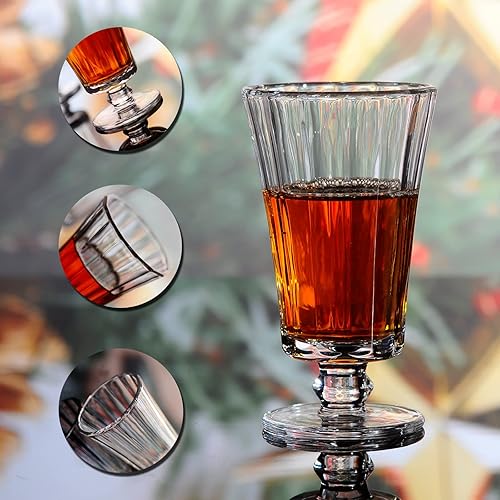 Miniatura 4 de Juego de 6 vasos de chupito de 4 onzas, vasos de tequila, copas de tequila, vasos de chupito lindos, vasos de chupito transparentes, vasos de jerez,