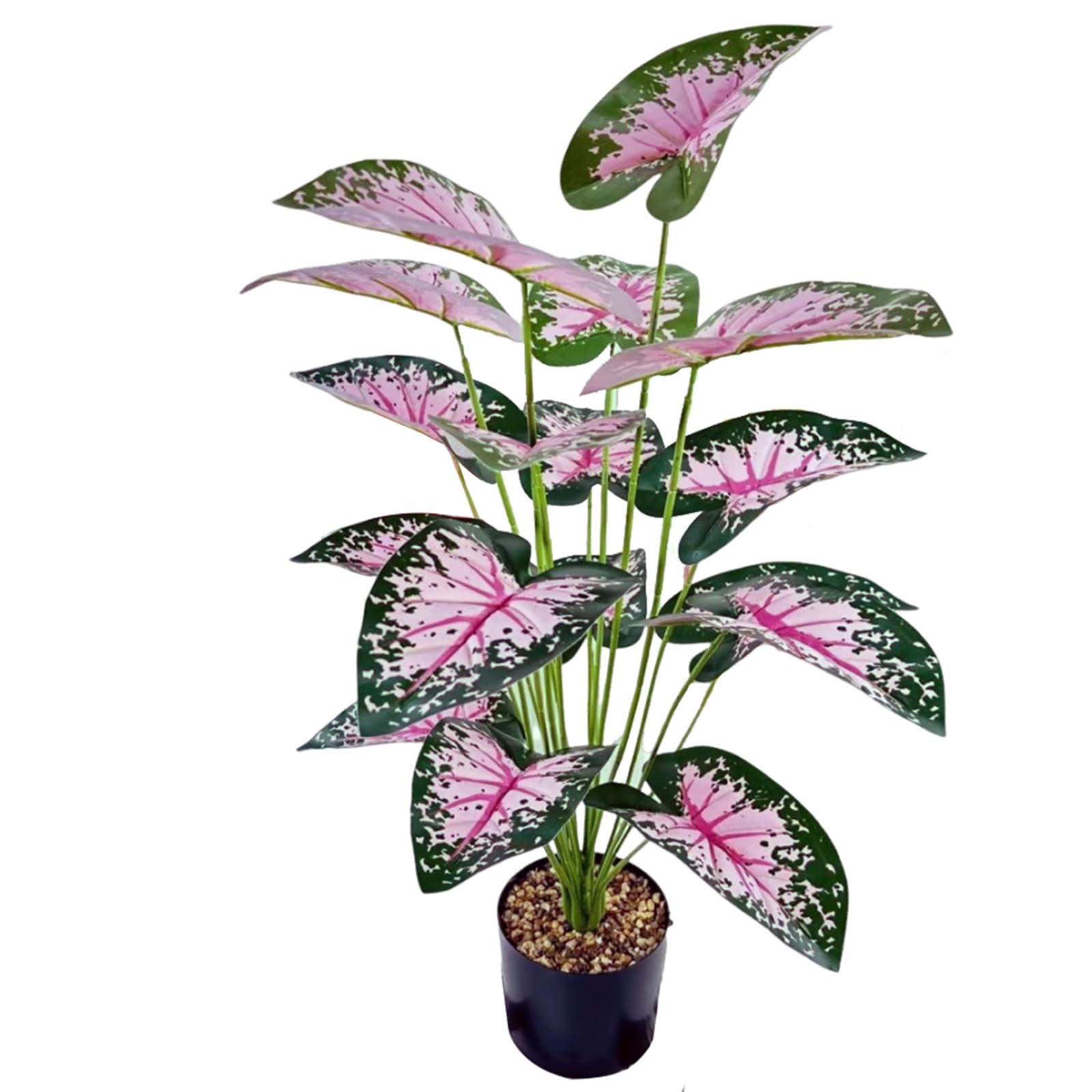 Amazon.com: Artificial Plants Indoor,Nearly Natural 32Tall Fake Plant Pink  Monstera Artificial Flowers,Faux Plants Indoor Tall Large Fake Plants for  Home Office Living Room Decor : Home & Kitchen