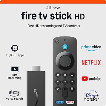 All-new Amazon Fire TV Stick HD Alexa Voice Remote TV power