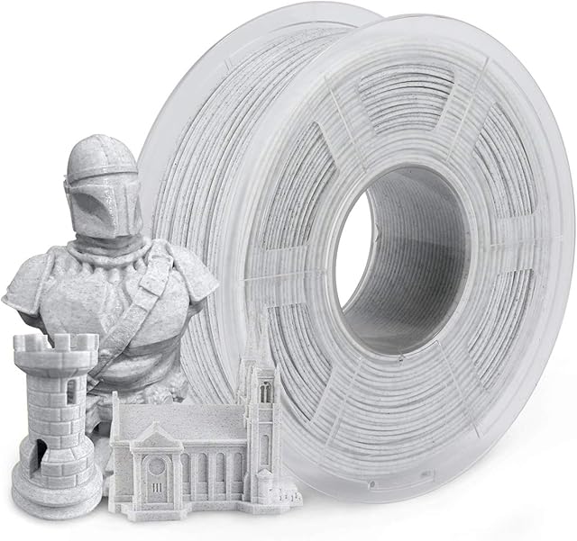 Marble PLA Filament 1.75mm, SUNLU 3D Printer Filament PLA Marble 1KG 2.2LBS Spool, 1.75 +/- 0.02 mm