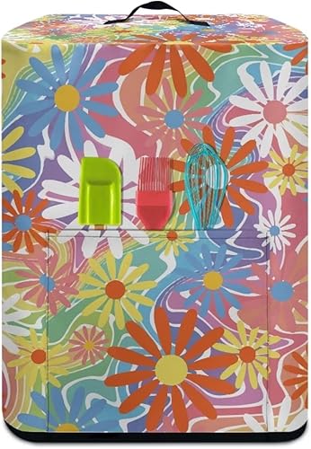 Miniatura 10 de Fundas para freidora de aire extra grandes, diseño de mariposa morada, accesorios cuadrados para freidora de aire de 5 a 6 cuartos de galón,