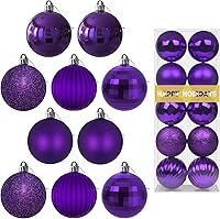 Vista 114 de Esferas de Navidad plateadas grandes de 4 pulgadas, inastillables, adornos colgantes para árbol de Navidad, cumpleaños, Halloween, fiestas