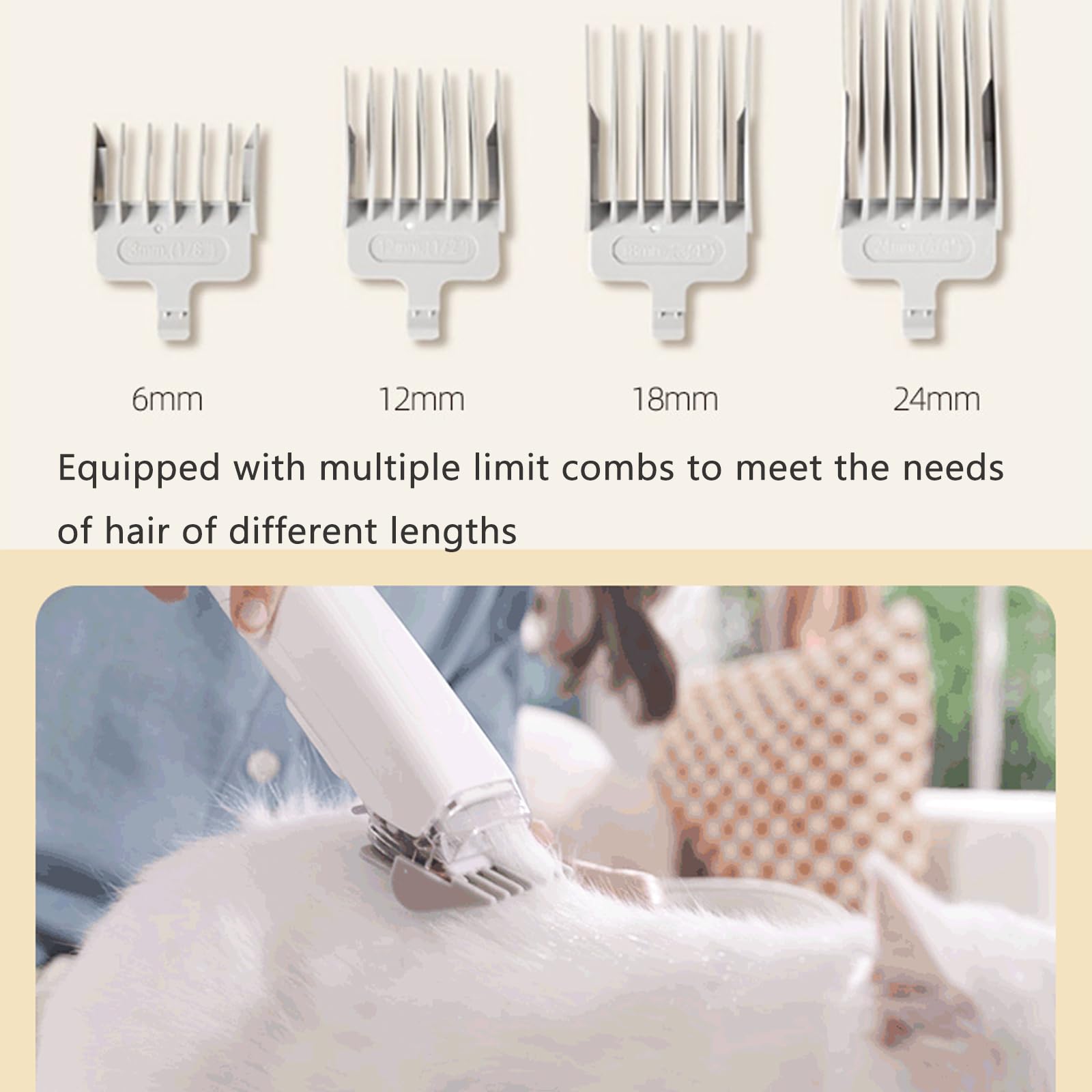 Spazzola aspirapolvere per Cani Gatti, Spazzola per peli di Cani, aspira Il 99% di peli di Animali Domestici, con 6 Strumenti per Rimuovere peli di Animali Domestici,Grigio