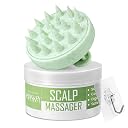 Scalp Massager Shampoo Brush, Eco-Friendly Wheat Straw Body With Soft Silicon Bristles, Hair Scalp Scrubber, Scalp Exfoliator | Dandruff Removal, Prevents Hair Loss For Men, Women (Jg-35) gallery image