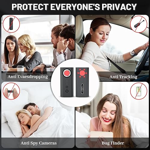 Miniatura 3 de Detectores de cámara oculta, detector antiespía, dispositivos ocultos, cámara espía de insectos, dispositivo de escucha RF, detector de rastreador