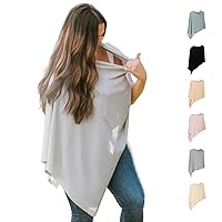 Vista 7 de 100% Algodón - Manta de Lactancia Transpirable para Amamantar - Cubiertas de Lactancia para la Privacidad - Artículos Esenciales para la Lactancia